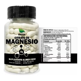 Natsa Pack Citratos Jumbo Magnesio Y Potasio 200caps C/u Sfn Sin Sabor