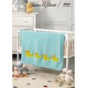 James Brett Double Knit Pattern Kids Baby Ducks Blanket JB907