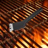 Fackelmann 41586 grill cleaning brush made of brass. Colour: black.