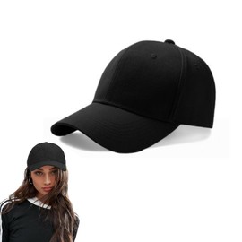 Phyxiul Men's Women's Simple Plain Cap, UV Protection, Deep Type, Large Size, UV Protection, Baseball Cap, Outdoor, Unisex, Adjustable