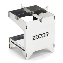 Zeol Alcohol Stove, Trivet, Outdoor, Lightweight, Tabletop Stove, Camping, Alcohol Burner, Windshield
