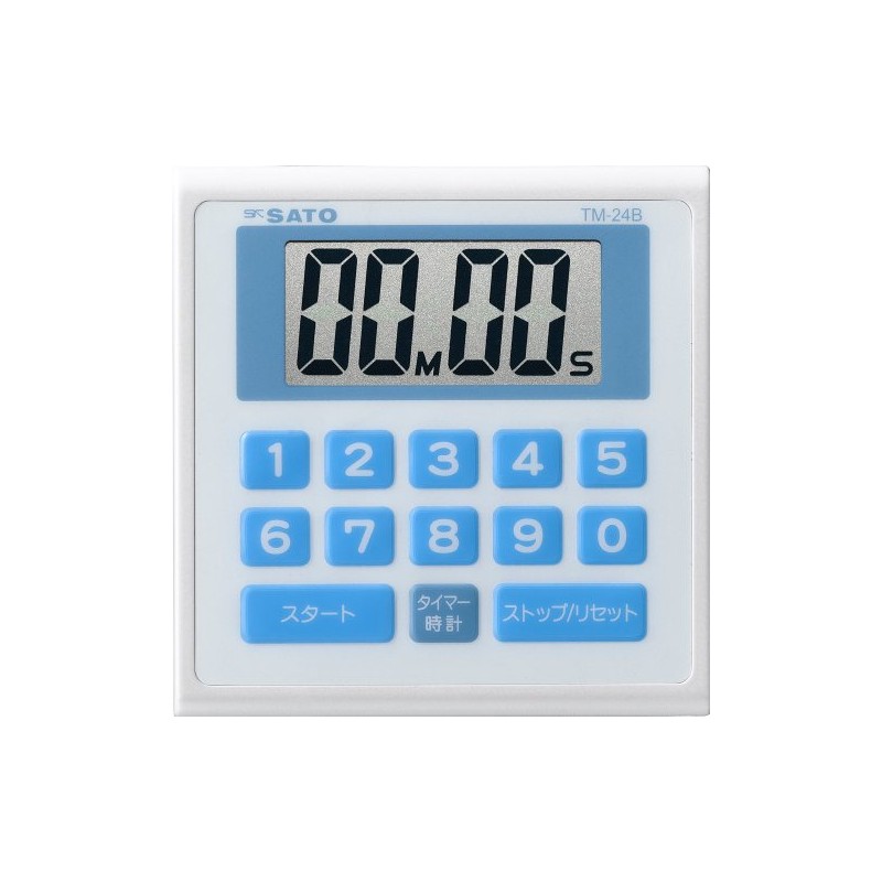 Saito Measuring Charger (Sato) [Splashproof] kitchen timer Blue TM –
