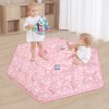 Unbranded Play Tent Mat Hexagon Padded Mat Anti Slip Baby