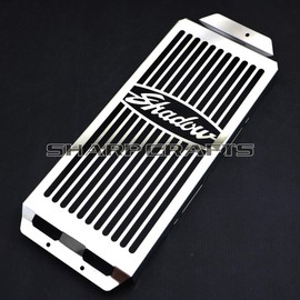 Radiator Grill Cover Guard Protector For Honda Honda Shadow Aero 750 2004-2019 Spirit Phantom 750 VT75C2 2007-2019 Chrome
