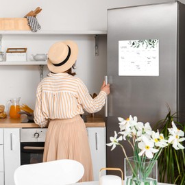 Beautiful 2025-2026 Magnetic Fridge Calendar - Runs From July 2025 Until December 2026 - The Perfect Monthly Refrigerator Calendar for Easy Organizing