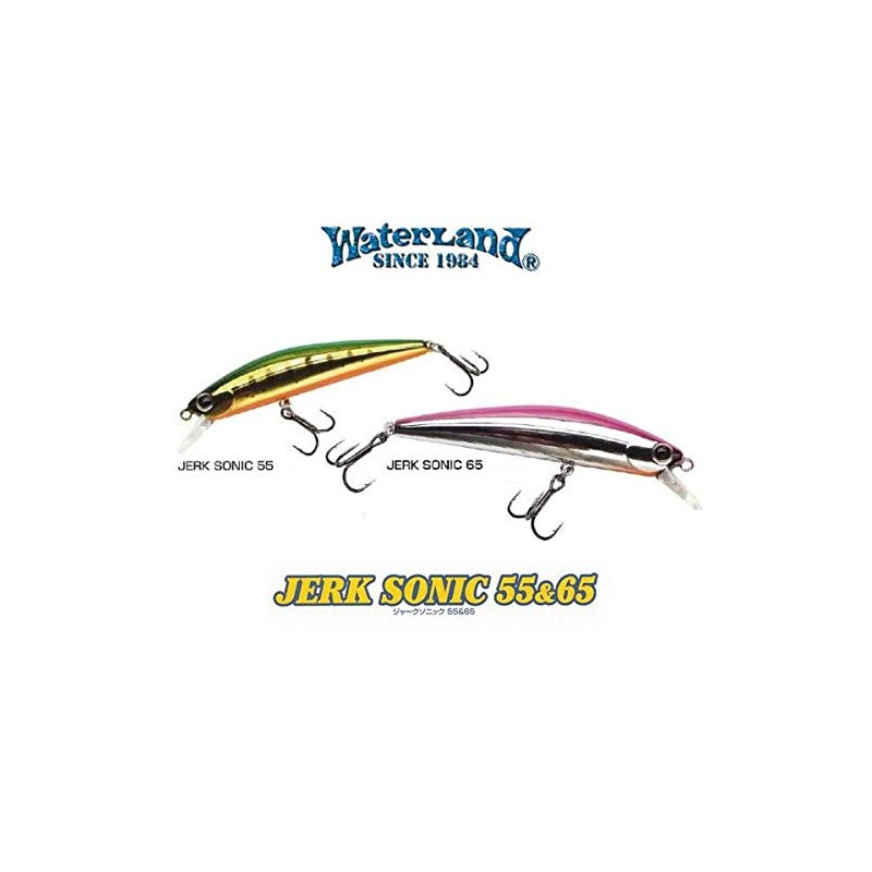 Water Land Jerk Sonic 55 Chart/Gold Lure