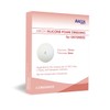 Ostomy Site Dressing: Silicone Foam (Round) May Help Secure Ostomy Tubes, Absorb Leakage, and Reduce Irritation Around Ostomies; 5 Per Box
