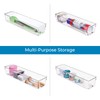 iDesign Recycled Plastic Drawer Organizer, Set of 2, The Linus