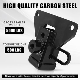 Dokili 13434 Trailer Hitch Receiver 2" Tow Hitch Receiver Class-3 Compatible with 2020-2024 J.ee.p Gladiator JT Pickup Truck for Ball Mount, Cargo Carrier, Bike Rack