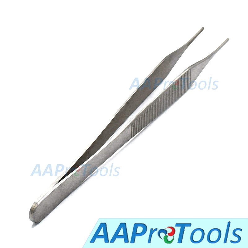Dressing Adson Serrated Tip Tweezer 15cm Tissue Forceps Plier Instruments