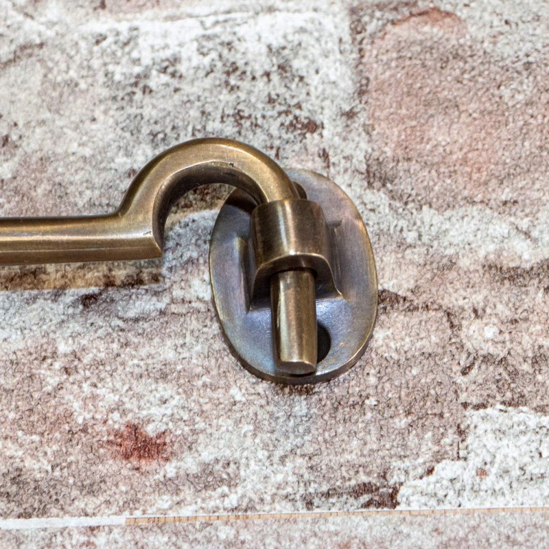 Antikas - High Quality Cabin Hook - Antique Brass Drop