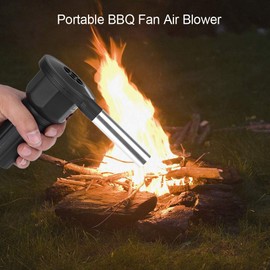 ASHATA Grill-Fön Grillfön, Handgebläse Portable Elektrische BBQ Fan Air Gebläse Luftgebläse,Tragbar Grillventilator Luftgebläse BBQ-Ventilator für Outdoor Camping Grill Picknick im Freien