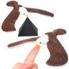 PROLOSO 2 Pcs Balancing Bird Balance Eagle Wingspan with Pyramid