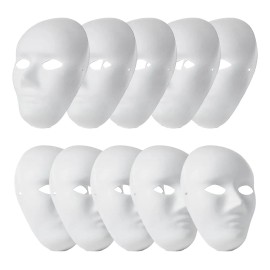 Paquete 10 Máscaras Completas Para Manualidades