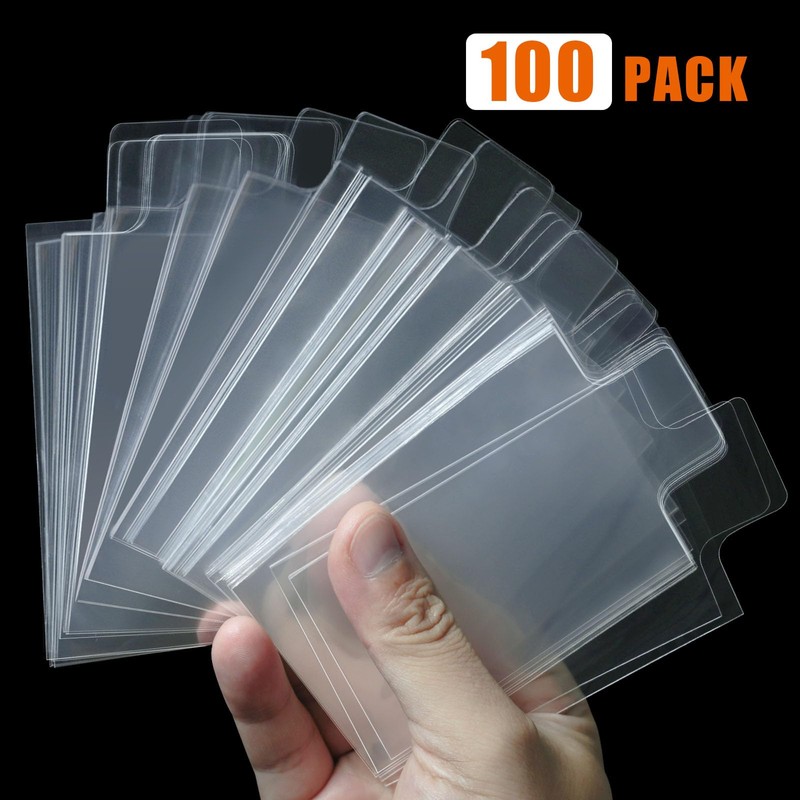 Tabbed Sleeves for Grading Submission, Pull Sleeves for Top Loaders