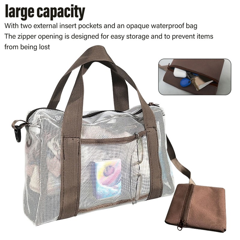 Mesh Beach Bag Extra Large Lightweight Quick Dry Outdoor Beach