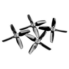 8pcs HQProp T2X2X4 2" 4-Blade T-Mount Propeller Set (4X CW / 4X CCW) Black Polycarbonate
