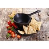 Victoria SAU-230 Cast Iron Saucepan, Small, Black