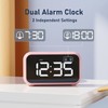 LATEC Alarm Clock, Digital Alarm Clock Bedside with LED Display,