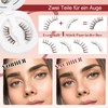 Higu clace Magnetische Wimpern,Magnet Wimpern Ohne Eyeliner,Magnetische Wimpern mit Applikator,Wimpern
