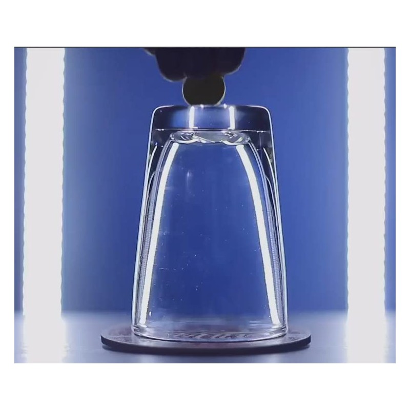 KNSHTH Magic Trick for Adults and Coin Through Glass Prop,