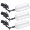 Blulu 3 Pcs Float Ball Valve, 1/2 Inch Automatic Fill