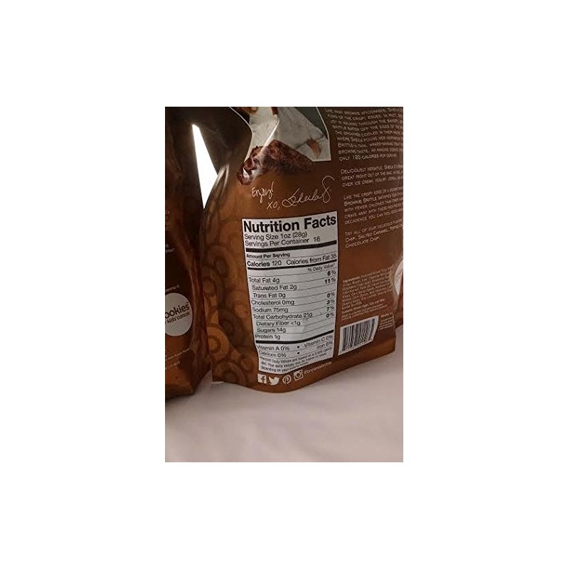 Sheila G's Original Chocolate Chip Brownie Brittle 16 oz (SUPER