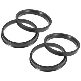 X AUTOHAUX 4 x Plastic 66.1 mm to 74.1 mm Car Centric Ring Wheel Bore Spacer