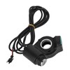 Electric Bike Throttle Grip Kit Speed Handlebars with Blue Font