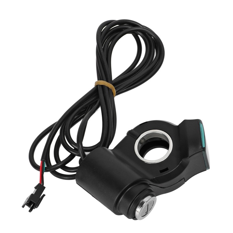 Electric Bike Throttle Grip Kit Speed Handlebars with Blue Font