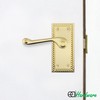 EAI Polished Brass Georgian Scroll Door Handles - 1 Pair