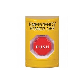 Safety Technology International Emergency Power Off Push Button,Painted