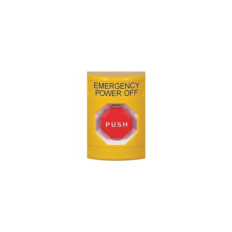 Safety Technology International Emergency Power Off Push Button,Painted