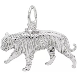 Rembrandt Sterling Silver Tiger Charm by Rembrandt