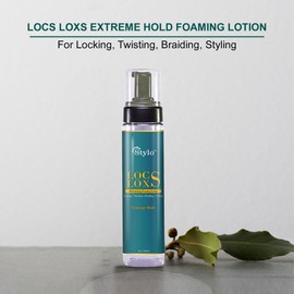 J. AMILA Stylo Locs Loxs Moisturizing Foaming Lotion Extreme Hold for Hair Styling 8oz…
