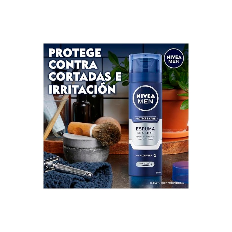NIVEA MEN Espuma Para Afeitar Nivea Men Originals Hidratante 200ml