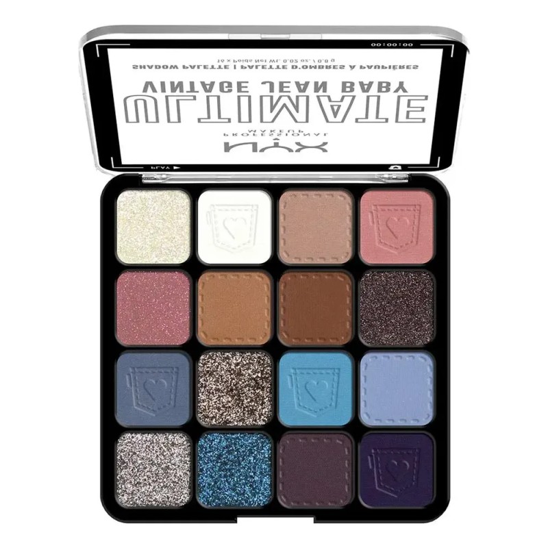 Paleta De Sombras Ultimate Shadow Palette De 16 Tonos Nyx