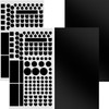 4 Sheets LED Blackout Sticker, 4 Stickers Block 80%/100% Dimming