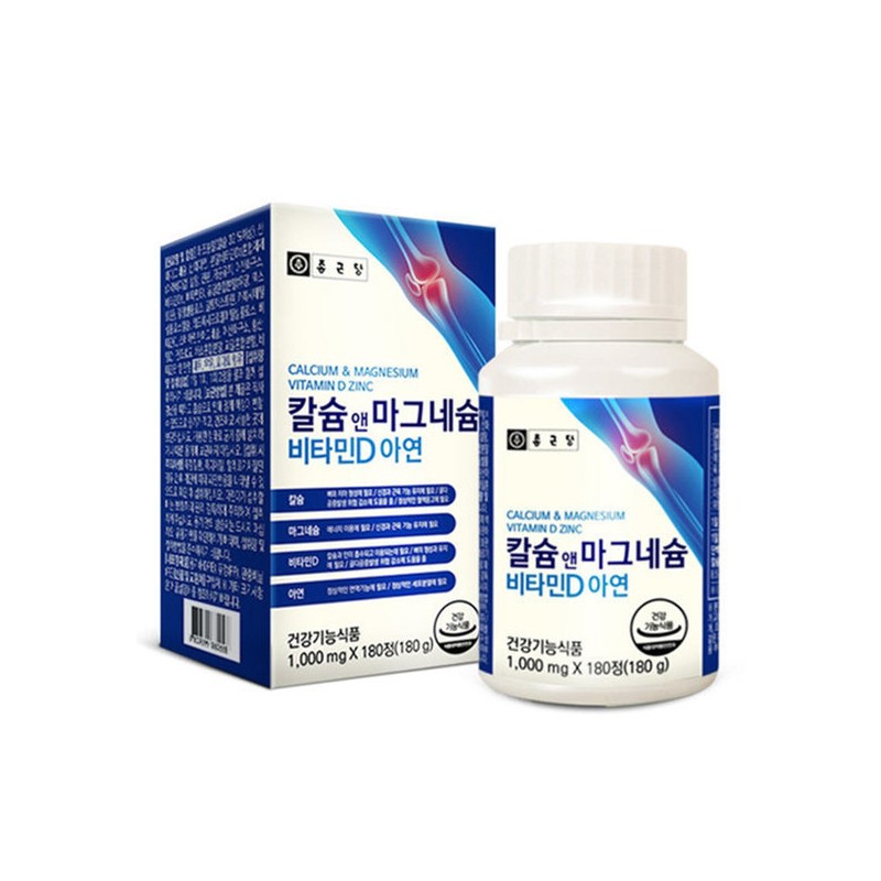 Chong Kun Dang Calcium & Magnesium Vitamin D Zinc (540
