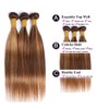 Lagalaga 14 16 18 Inch Straight Human Hair Bundles Brazilian