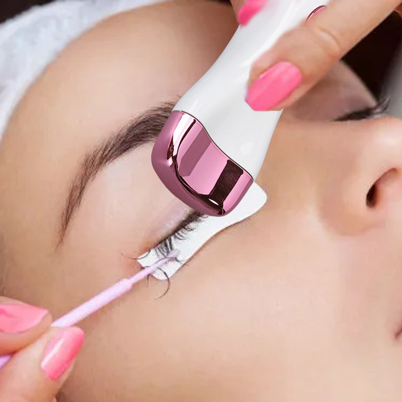 5D Push Heated Eyelash Curler Long Lasting Temperature Control Rechargeable