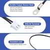 PATIKIL 10K NTC Temperature Sensor, 2 Pcs 40 Inch 1%