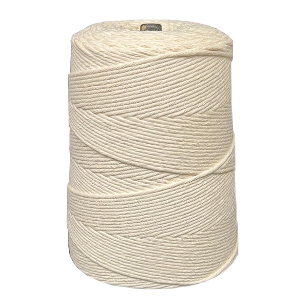 12 PLY Cotton Twine 2.5 LB Cone - 4000 FEET
