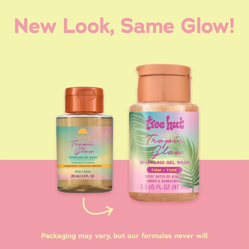 Tree Hut Tropic Glow, Gently Cleanses and Leaves Skin Looking