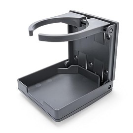 Camco Camper/RV Drink Holder-Features Adjustable Space-Saving Design & Holds Almost Any Size Mug, Cup, Bottle or Can-Extra Cup Holder for Cars, Trucks, RVs, Vans, Boats, and More- 2-Pack, Gray (44047)