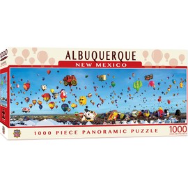 MasterPieces 1000 Piece Jigsaw Puzzle For Adults, Family, Or Youth - Albuquerque Balloons Panoramic - 13"x39"