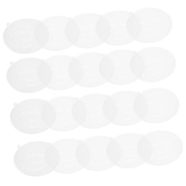 VICASKY 20Pcs DIY Facial Mask Plates Durable Skin Friendly Mold for Home Salon Use Convenient Casting Trays for Fit and Application