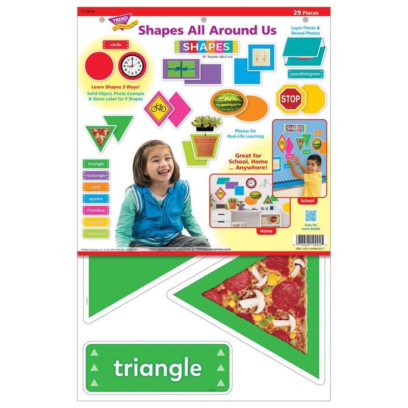 Trend Enterprises Shapes All Around Us Learning Set, by TREND