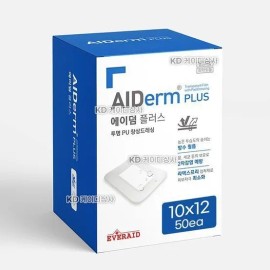 방수밴드 에이덤플러스 10 X 12cm 50매 투명 방수드레싱 반창고 Waterproof Band Aid AIDUM Plus 10 X 12cm 50 Sheets Transparent Waterproof Dressing Bandage