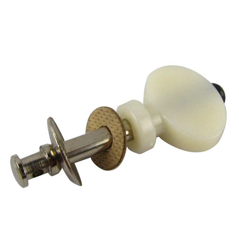 FLEOR White Ukulele Tuning Pegs Pin Machines Tuners Pack of